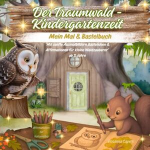 Capelli, Rosanna Der Traumwald Kindergartenzeit Mein Mal & Bastelbuch: Mit sanfte Ausmalbilder, Bastelideen & Affirmationen für kleine Waldzauberer Capelli, Rosanna Der Traumwald Kindergartenzeit Mein Mal & Bastelbuch: Mit sanfte Ausmalbilder, Bastelideen & Affirmationen für kleine Waldzauberer