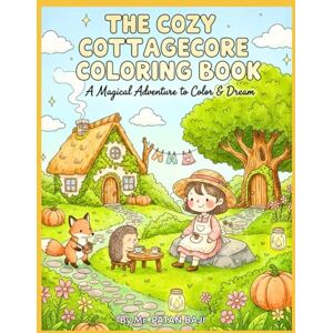 BAJI, MR PATAN The Cozy Cottagecore Coloring Book: A Magical Adventure to Color & Dream BAJI, MR PATAN The Cozy Cottagecore Coloring Book: A Magical Adventure to Color & Dream