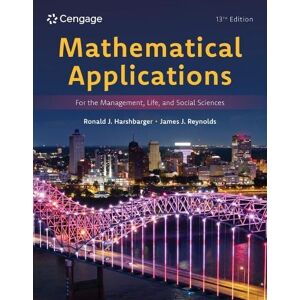 Harshbarger, Ronald Math Applications for Management Life and Social Sciences Harshbarger, Ronald Math Applications for Management Life and Social Sciences