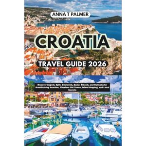 Palmer, Anna T Croatia Travel Guide 2026: Discover Zagreb, Split, Dubrovnik, Zadar, Šibenik, and Dalmatia for Breathtaking Beaches, Timeless Old Towns, Island Hopping, and Local Secrets Palmer, Anna T Croatia Travel Guide 2026: Discover Zagreb, Split, Dubrovnik, Zadar, Šibenik, and Dalmatia for Breathtaking Beaches, Timeless Old Towns, Island Hopping, and Local Secrets