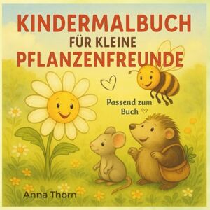 Thorn, Anna MALBUCH für kleine Pflanzenfreunde: 34 Ausmalbilder mit kleinen Weisheiten passend zum Buch "Die kleinen Pflanzenfreunde aus der Natur Thorn, Anna MALBUCH für kleine Pflanzenfreunde: 34 Ausmalbilder mit kleinen Weisheiten passend zum Buch "Die kleinen Pflanzenfreunde aus der Natur
