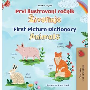 Books, KidKiddos First Picture Dictionary Animals (Serbian English Bilingual Children's Book Latin Alphabet) Books, KidKiddos First Picture Dictionary Animals (Serbian English Bilingual Children's Book Latin Alphabet)
