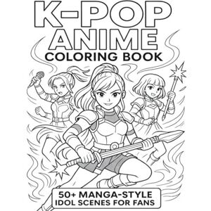 Creations, Aurora Ink K-Pop Anime Coloring Book: 50+ Manga-Style Idol Scenes for Fans K-Pop Idol Girls in Concert & Battle Fantasy Poses Manga & Anime Style Line Art Stress Relief and Creative Fun for Teens & Adults Creations, Aurora Ink K-Pop Anime Coloring Book: 50+ Manga-Style Idol Scenes for Fans K-Pop Idol Girls in Concert & Battle Fantasy Poses Manga & Anime Style Line Art Stress Relief and Creative Fun for Teens & Adults
