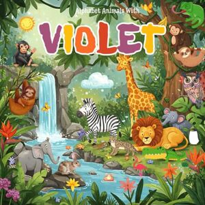 Loka, Nona Alphabet Animals with Violet: A Unique Custom story Book for Violet with Alphabets Featuring Violet's Name in Fun Animal Adventures and Engaging ... for Violet's name and custom Violet name gift Loka, Nona Alphabet Animals with Violet: A Unique Custom story Book for Violet with Alphabets Featuring Violet's Name in Fun Animal Adventures and Engaging ... for Violet's name and custom Violet name gift