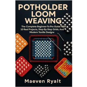 Ryalt, Maeven Potholder Loom Weaving: The Complete Beginner-To-Pro Guide With 10 Real Projects, Step-By-Step Grids, And Modern Textile Designs Ryalt, Maeven Potholder Loom Weaving: The Complete Beginner-To-Pro Guide With 10 Real Projects, Step-By-Step Grids, And Modern Textile Designs