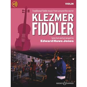 Edward Huws Jones Klezmer Fiddler Traditional Fiddle Music from Around the World Violin (2 violins), Guitar ad libitum Sheet Music Boosey & Hawkes (BH 13892) (Fiddler Collection) Edward Huws Jones Klezmer Fiddler Traditional Fiddle Music from Around the World Violin (2 violins), Guitar ad libitum Sheet Music Boosey & Hawkes (BH 13892) (Fiddler Collection)