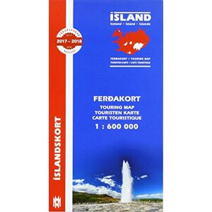 Ml og menning Iceland Touring Map for drivers and tourists 1 : 600 000. Ferdakort Ml og menning Iceland Touring Map for drivers and tourists 1 : 600 000. Ferdakort