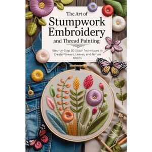 King, Alban The Art of Stumpwork Embroidery and Thread Painting: Step-by-Step 3D Stitch Techniques to Create Flowers, Leaves, and Nature Motifs King, Alban The Art of Stumpwork Embroidery and Thread Painting: Step-by-Step 3D Stitch Techniques to Create Flowers, Leaves, and Nature Motifs