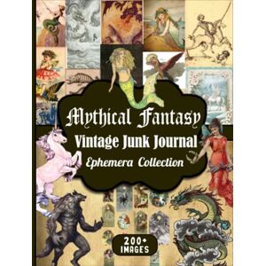 Publishing, Prinster Mythical Fantasy Vintage Junk Journal Ephemera Collection: Over 200 Pieces Of Fairy, Mermaid, Unicorn, Godzilla, Centaur, Medusa, Dragon And Many Mythical Creature For Cut Out And Collage Publishing, Prinster Mythical Fantasy Vintage Junk Journal Ephemera Collection: Over 200 Pieces Of Fairy, Mermaid, Unicorn, Godzilla, Centaur, Medusa, Dragon And Many Mythical Creature For Cut Out And Collage
