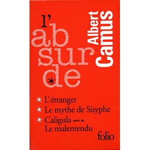 Camus, Albert L'absurde. Coffret 3 vols: L'etranger, Le mythe de Sisyphe, Caligula Camus, Albert L'absurde. Coffret 3 vols: L'etranger, Le mythe de Sisyphe, Caligula