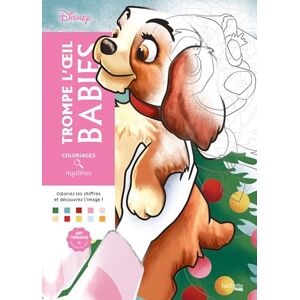 Coloriages mystères Disney Trompe l'oeil Babies Coloriages mystères Disney Trompe l'oeil Babies