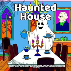 Arts, Life Haunted House: Spooky and Fun Haunted House Coloring Book for Kids, Teens, and Adults Featuring Creepy Mansions, Ghosts, Bats, Skeletons, Witches, and ... Scary Scenes for Relaxation and Creativity Arts, Life Haunted House: Spooky and Fun Haunted House Coloring Book for Kids, Teens, and Adults Featuring Creepy Mansions, Ghosts, Bats, Skeletons, Witches, and ... Scary Scenes for Relaxation and Creativity