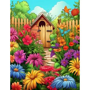 Santos, Nano Relax and Create: Beautiful Garden Coloring Book for Kids and Adults to Enjoy 500 pages.: Relax with flowers, trees, and peaceful garden scenes to color anytime. Santos, Nano Relax and Create: Beautiful Garden Coloring Book for Kids and Adults to Enjoy 500 pages.: Relax with flowers, trees, and peaceful garden scenes to color anytime.