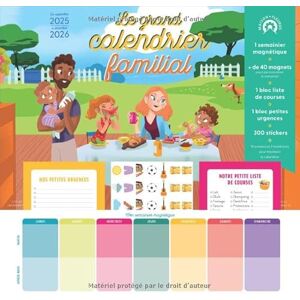 Jagu, Marion Le grand calendrier familial 2025/2026 Jagu, Marion Le grand calendrier familial 2025/2026