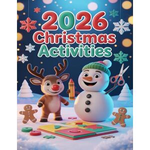 afaf, makhlouf Christmas Activities Book for Kids : 100+ Pages of Coloring, Mazes, Word Searches & Dot to Dot Holiday Fun with Santa, Reindeer & Christmas Trees afaf, makhlouf Christmas Activities Book for Kids : 100+ Pages of Coloring, Mazes, Word Searches & Dot to Dot Holiday Fun with Santa, Reindeer & Christmas Trees