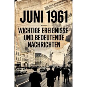 Karem, Hannes Wichtige Ereignisse und bedeutende Nachrichten: Ein persönliches Geschenk für alle, die im Juni 1961 geboren wurden – mit den wichtigsten Geschehnissen aus aller Welt Karem, Hannes Wichtige Ereignisse und bedeutende Nachrichten: Ein persönliches Geschenk für alle, die im Juni 1961 geboren wurden – mit den wichtigsten Geschehnissen aus aller Welt