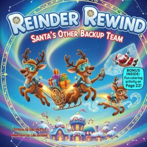 Storm, Ella Reindeer Rewind: Santa’s Other Backup Team: A Hilarious Rhyming Christmas Story About Robots, Reindeer, and Teamwork (100 kids book collection) Storm, Ella Reindeer Rewind: Santa’s Other Backup Team: A Hilarious Rhyming Christmas Story About Robots, Reindeer, and Teamwork (100 kids book collection)