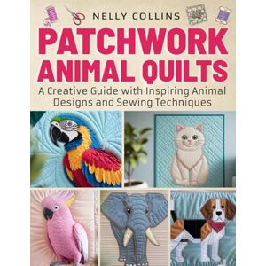 Collins, Nelly PATCHWORK ANIMAL QUILTS: A Creative Guide with Inspiring Animal Designs and Sewing Techniques Collins, Nelly PATCHWORK ANIMAL QUILTS: A Creative Guide with Inspiring Animal Designs and Sewing Techniques