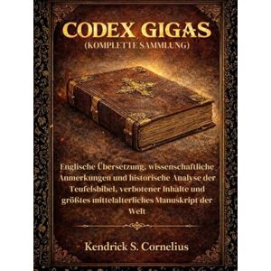 S. Cornelius, Kendrick CODEX GIGAS (Komplette Sámmlung): Englische Übersetzung, wissenschaftliche Anmerkungen und historische Analyse der Teufelsbibel, verbotener Inhalte und größtes mittelalterliches Manuskript der Welt S. Cornelius, Kendrick CODEX GIGAS (Komplette Sámmlung): Englische Übersetzung, wissenschaftliche Anmerkungen und historische Analyse der Teufelsbibel, verbotener Inhalte und größtes mittelalterliches Manuskript der Welt