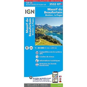 Massif du Beaufortain / Moûtiers / La Plagne (3532OTR) (TOP 25R) Massif du Beaufortain / Moûtiers / La Plagne (3532OTR) (TOP 25R)