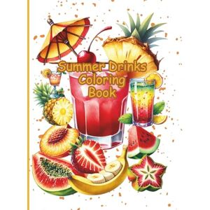 Boutique, Once In A Blue Moon Summer Drinks Coloring Book Boutique, Once In A Blue Moon Summer Drinks Coloring Book