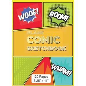 Atherton, Mike Blank Comic Book Sketchbook: Draw Your Own Comics 120 Pages 8.25" x 11" Notebook and Sketchbook for both Kids and Adults: Hardback Blank Comic ... Your Own Story, Comics & Graphic Novels Atherton, Mike Blank Comic Book Sketchbook: Draw Your Own Comics 120 Pages 8.25" x 11" Notebook and Sketchbook for both Kids and Adults: Hardback Blank Comic ... Your Own Story, Comics & Graphic Novels