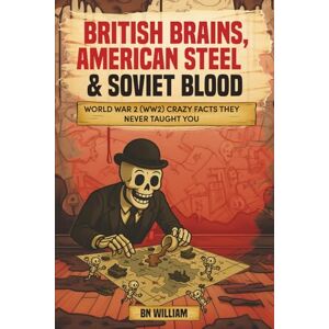 William, B N World War 2 (WW2) Crazy Facts They Never Taught You; British Brains, American Steel & Soviet Blood: History Buffs Gifts, War Gift, Gift for Dad, Gift for Men William, B N World War 2 (WW2) Crazy Facts They Never Taught You; British Brains, American Steel & Soviet Blood: History Buffs Gifts, War Gift, Gift for Dad, Gift for Men