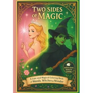 PBL, Hannah Two Sides Of Magic Coloring Book: A Cute and Magical Coloring Book of Wands, Witches and Wonder PBL, Hannah Two Sides Of Magic Coloring Book: A Cute and Magical Coloring Book of Wands, Witches and Wonder