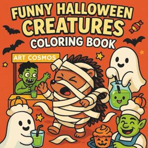 Cosmos, Art Funny Halloween Creatures: Coloring Book Cosmos, Art Funny Halloween Creatures: Coloring Book