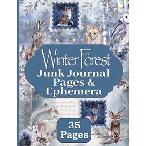 RePrint, Operation Winter Forest Junk Journal Pages & Ephemera: Kit Includes 35 Woodland Papers For Scrapbooking And Collage RePrint, Operation Winter Forest Junk Journal Pages & Ephemera: Kit Includes 35 Woodland Papers For Scrapbooking And Collage