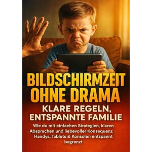 Lang, Benedikt Bildschirmzeit ohne Drama: Klare Regeln, entspannte Familie: Wie du mit einfachen Strategien, klaren Absprachen und liebevoller Konsequenz Handys, Tablets & Konsolen entspannt begrenzt Lang, Benedikt Bildschirmzeit ohne Drama: Klare Regeln, entspannte Familie: Wie du mit einfachen Strategien, klaren Absprachen und liebevoller Konsequenz Handys, Tablets & Konsolen entspannt begrenzt