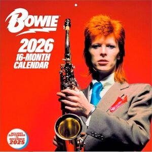 Pyramid DAVID BOWIE (Icon Collection) 2026 Square Wall Calendar – Official 16-Month Tribute Calendar with Glam Rock Imagery – Music Legend Gift for Fans & Collectors Pyramid DAVID BOWIE (Icon Collection) 2026 Square Wall Calendar – Official 16-Month Tribute Calendar with Glam Rock Imagery – Music Legend Gift for Fans & Collectors