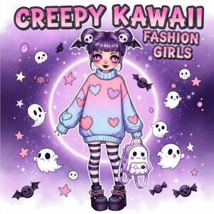 NT, Joseph Creepy Kawaii Fashion Girls: A Relaxing Creepy Kawaii Coloring Book for Teens and Adults with Cute Horror Fashion, Pastel Goth Girls, and Spooky Fun (Creepy Kawaii Coloring Series) NT, Joseph Creepy Kawaii Fashion Girls: A Relaxing Creepy Kawaii Coloring Book for Teens and Adults with Cute Horror Fashion, Pastel Goth Girls, and Spooky Fun (Creepy Kawaii Coloring Series)