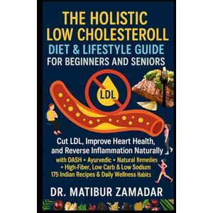 Zamadar, Dr. Matibur The Holistic Low Cholesterol Diet & Lifestyle Guide for Beginners and Seniors: Cut LDL, Improve Heart Health, and Reverse Inflammation Naturally with DASH + Ayurvedic + Natural Remedies + Indian Diets Zamadar, Dr. Matibur The Holistic Low Cholesterol Diet & Lifestyle Guide for Beginners and Seniors: Cut LDL, Improve Heart Health, and Reverse Inflammation Naturally with DASH + Ayurvedic + Natural Remedies + Indian Diets