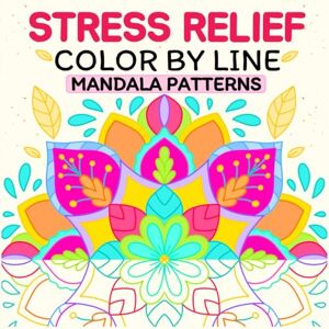 Studios, Vivid Chroma Color By Line – Relaxing Mandala Patterns Coloring Book A creative Twist on Color By Numbers For Adults Featuring Vivid Colored Outlines for Relaxation & Stress Relief Studios, Vivid Chroma Color By Line – Relaxing Mandala Patterns Coloring Book A creative Twist on Color By Numbers For Adults Featuring Vivid Colored Outlines for Relaxation & Stress Relief