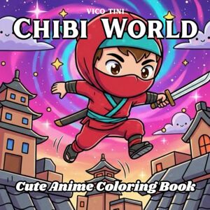 Vico Tini Chibi World: Cute Anime Coloring Book for Adults and Teens Featuring Kawaii Characters, Cozy Scenes, and Fun Easy Coloring Pages Vico Tini Chibi World: Cute Anime Coloring Book for Adults and Teens Featuring Kawaii Characters, Cozy Scenes, and Fun Easy Coloring Pages