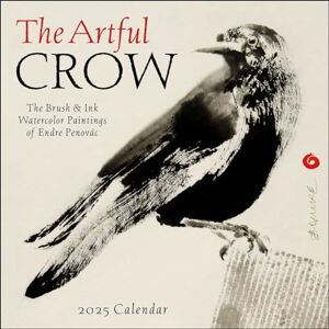 Penovác, Endre The Artful Crow 2025 Wall Calendar: Brush & Ink Watercolor Paintings by Endre Penovác Penovác, Endre The Artful Crow 2025 Wall Calendar: Brush & Ink Watercolor Paintings by Endre Penovác