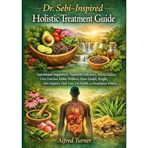 Turner, Alfred Dr. Sebi–Inspired Holistic Treatment Guide: Nutritional Support for Nutrient Deficiency, Anemia Balance, Liver Function, Kidney Wellness, Heart ... Loss, Eye Health, and Respiratory Wellness Turner, Alfred Dr. Sebi–Inspired Holistic Treatment Guide: Nutritional Support for Nutrient Deficiency, Anemia Balance, Liver Function, Kidney Wellness, Heart ... Loss, Eye Health, and Respiratory Wellness