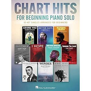 Various Chart Hits for Beginning Piano Solo Various Chart Hits for Beginning Piano Solo