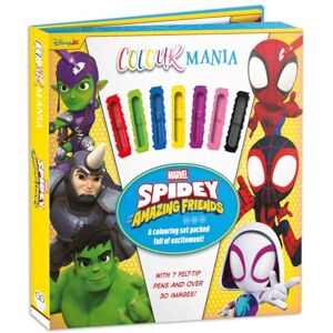 Marvel Entertainment International Ltd Marvel Spidey and his Amazing Friends: Colourmania (Over 30 pages to colour in and 7 felt-tip pens) Marvel Entertainment International Ltd Marvel Spidey and his Amazing Friends: Colourmania (Over 30 pages to colour in and 7 felt-tip pens)