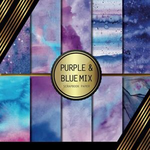 Palomino, Peyton Scrapbook Paper: Purple & Blue Mix: Double Sided Craft Paper For Card Making, Origami & DIY Projects Decorative Scrapbooking Paper Pad Palomino, Peyton Scrapbook Paper: Purple & Blue Mix: Double Sided Craft Paper For Card Making, Origami & DIY Projects Decorative Scrapbooking Paper Pad