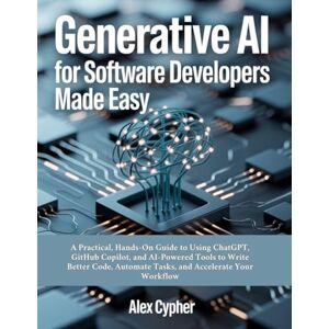 Cypher, Alex Generative AI for Software Developers Made Easy: A Practical, Hands-On Guide to Using ChatGPT, GitHub Copilot, and AI-Powered Tools to Write Better Code, Automate Tasks, and Accelerate Your Workflow Cypher, Alex Generative AI for Software Developers Made Easy: A Practical, Hands-On Guide to Using ChatGPT, GitHub Copilot, and AI-Powered Tools to Write Better Code, Automate Tasks, and Accelerate Your Workflow