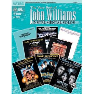 Williams, John The Very Best of John Williams for Strings: Cello (with Piano Acc.) (Book & CD): Cello Removable Part/Piano Accompaniment, Level 2-3 Williams, John The Very Best of John Williams for Strings: Cello (with Piano Acc.) (Book & CD): Cello Removable Part/Piano Accompaniment, Level 2-3