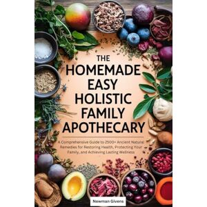 Givens, Newman The Homemade Easy Holistic Family Apothecary: A Comprehensive Guide to 2500+ Ancient Natural Remedies for Restoring Health, Protecting Your Family, and Achieving Lasting Wellness Givens, Newman The Homemade Easy Holistic Family Apothecary: A Comprehensive Guide to 2500+ Ancient Natural Remedies for Restoring Health, Protecting Your Family, and Achieving Lasting Wellness