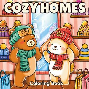 Coloring, Sweet Luna Cozy Homes: Coloring Book for Adults and Teens, Super Cute Adorable Animal Characters in Cozy Hygge Spaces, Stress Relief and Relaxation Coloring, Sweet Luna Cozy Homes: Coloring Book for Adults and Teens, Super Cute Adorable Animal Characters in Cozy Hygge Spaces, Stress Relief and Relaxation