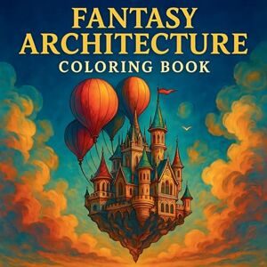 Martin, Chris Fantasy Architecture Coloring Book Martin, Chris Fantasy Architecture Coloring Book