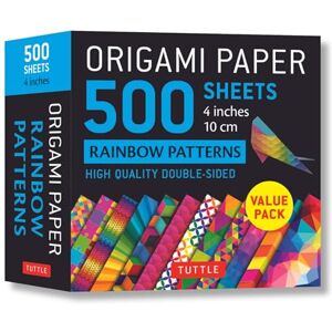 Tuttle Publishing Origami Paper 500 Sheets Rainbow Patterns 4" (10 CM): Tuttle Origami Paper: High-Quality Double-Sided Origami Sheets Printed with 12 Different ... ... ... Printed with 12 Different Colorful Patterns Tuttle Publishing Origami Paper 500 Sheets Rainbow Patterns 4" (10 CM): Tuttle Origami Paper: High-Quality Double-Sided Origami Sheets Printed with 12 Different ... ... ... Printed with 12 Different Colorful Patterns