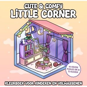 GS Editorial, The Little Corner Cute and Comfy Kleurboek voor Kinderen en Volwassenen: 40 gezellige hoekjes om te ontspannen en te kleuren GS Editorial, The Little Corner Cute and Comfy Kleurboek voor Kinderen en Volwassenen: 40 gezellige hoekjes om te ontspannen en te kleuren