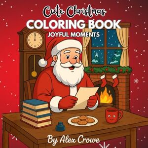 Crowe, Alex Cute Christmas coloring book. Joyful moments: A festive coloring book for adults and teens, full of joy, tradition, and creativity! Crowe, Alex Cute Christmas coloring book. Joyful moments: A festive coloring book for adults and teens, full of joy, tradition, and creativity!