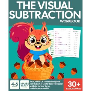 Riddle, Finn The Visual Subtraction Workbook: A Fun, Hands-On Montessori Inspired Activity Book to Master Basic Subtraction and Build Number Sense for Kindergarten and 1st Grade Riddle, Finn The Visual Subtraction Workbook: A Fun, Hands-On Montessori Inspired Activity Book to Master Basic Subtraction and Build Number Sense for Kindergarten and 1st Grade